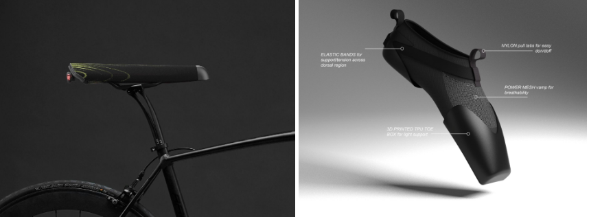 René Adjustable Width Bike Saddle, Carleton University - Behzad Rashidizadeh. // elevé, University of Oregon - John Helf. René Adjustable Width Bike Saddle, Carleton University - Behzad Rashidizadeh. // elevé, University of Oregon - John Helf.