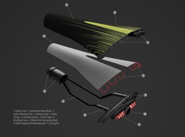 René Adjustable Width Bike Saddle, Behzad Rashidizadeh