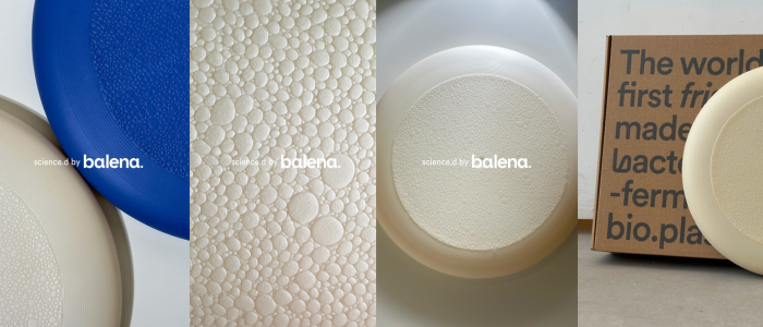 The World's First Frisbee made from Bacteria Fermented Bioplastics, Decathlon Pulse Lab and Balena